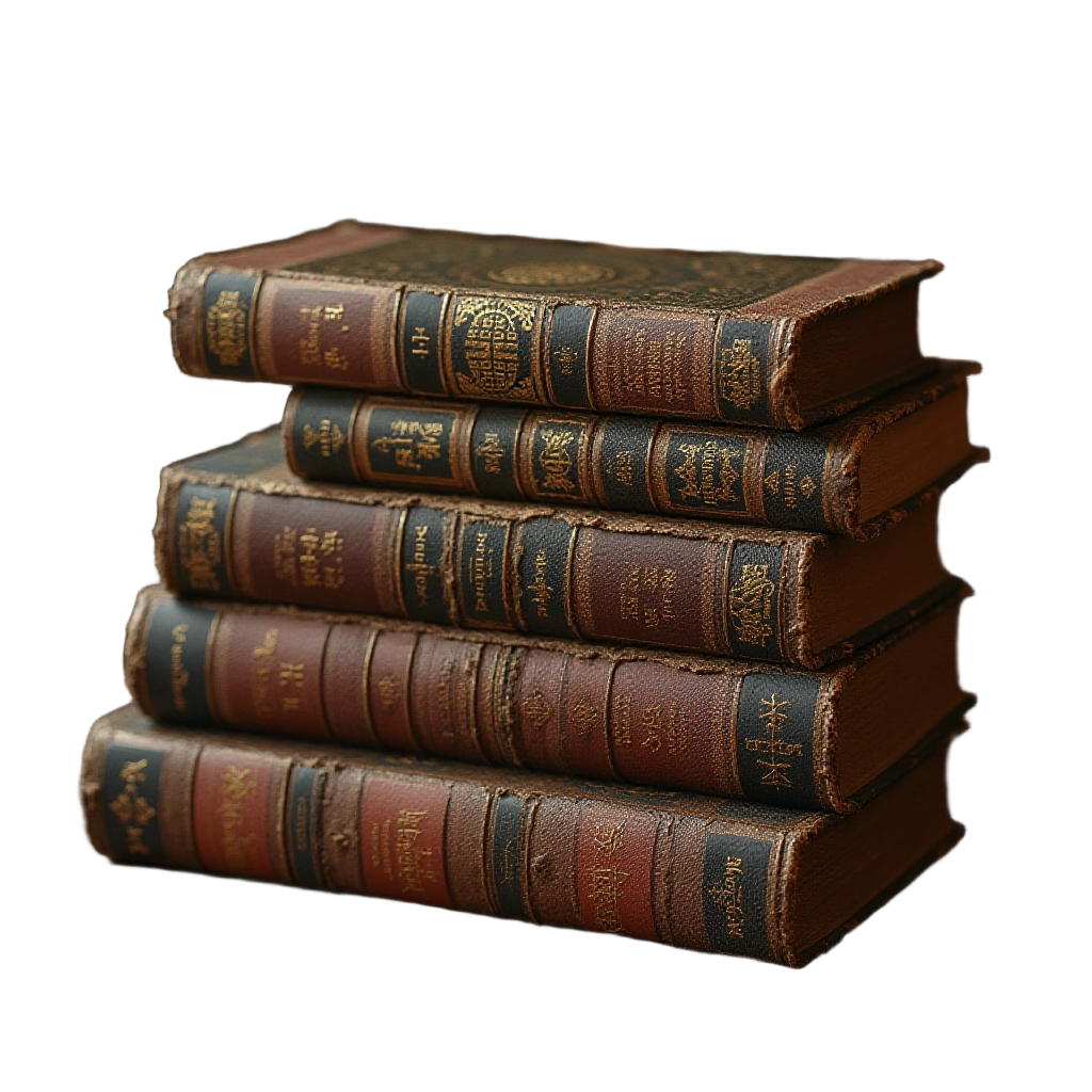 Antique Books Stack